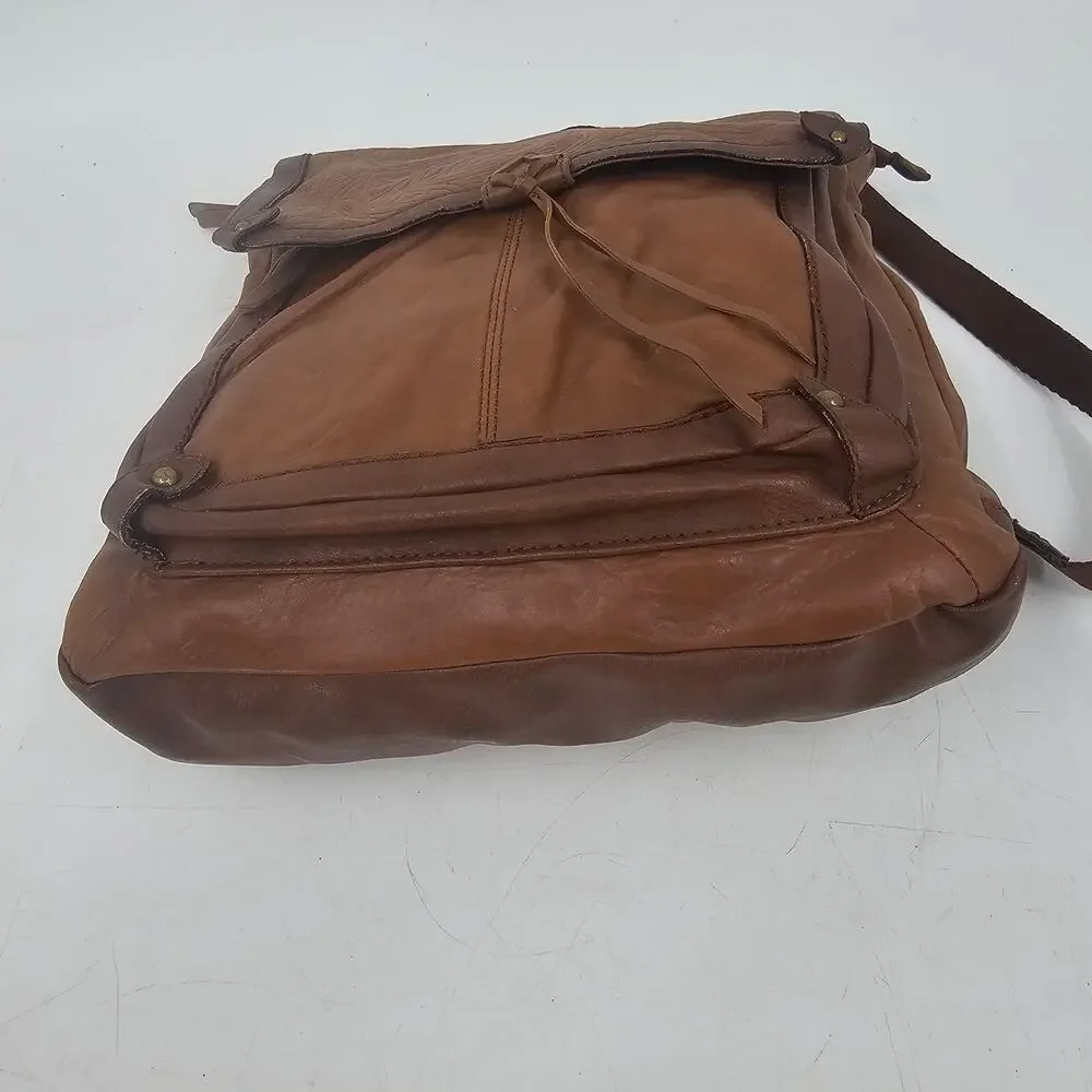 The Sak Ventura Backpack & Zip Around Wallet Leather Floral Emboss Western Boho